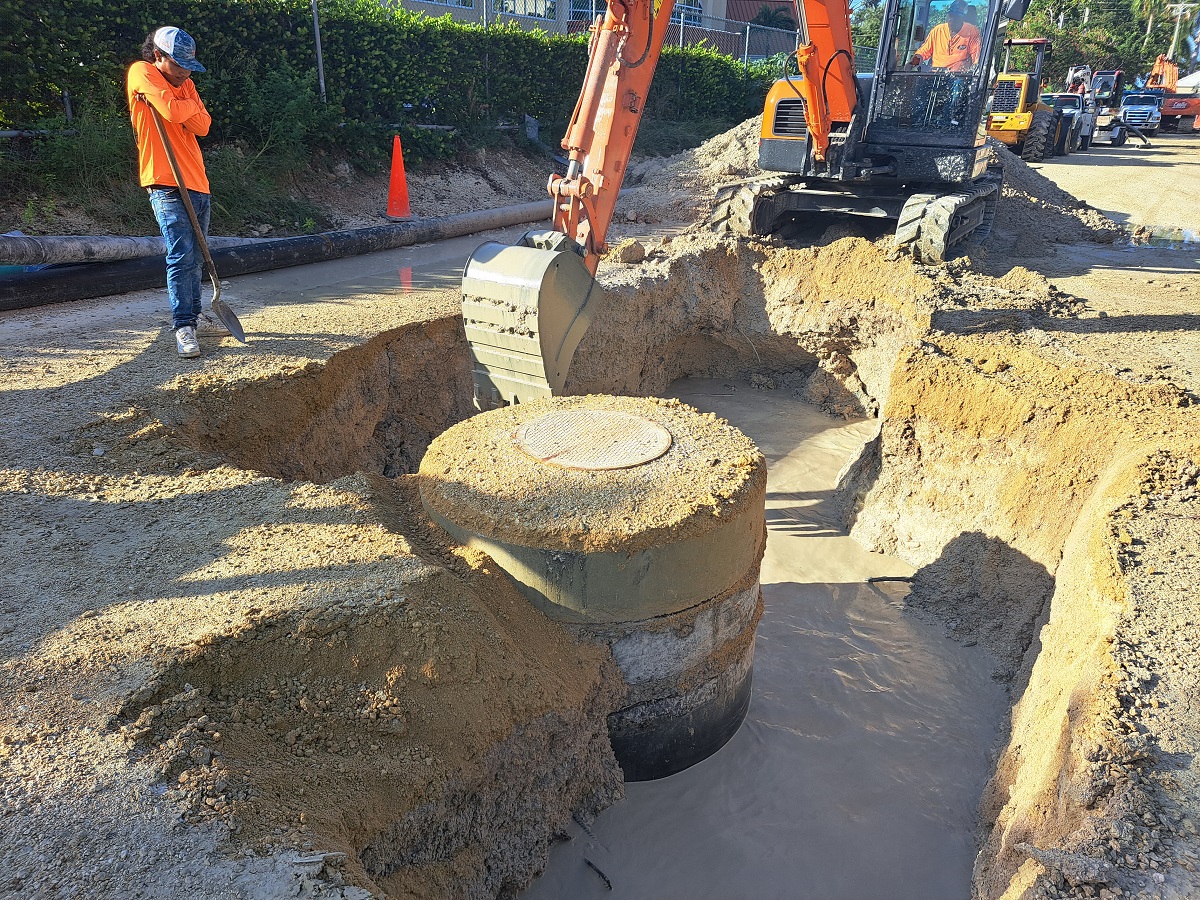 Manhole 1001 replacement