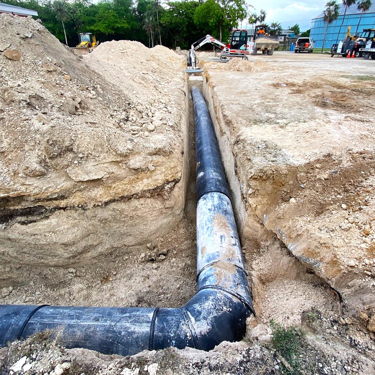 WAC Red Gate Plant 24 inch Brine line