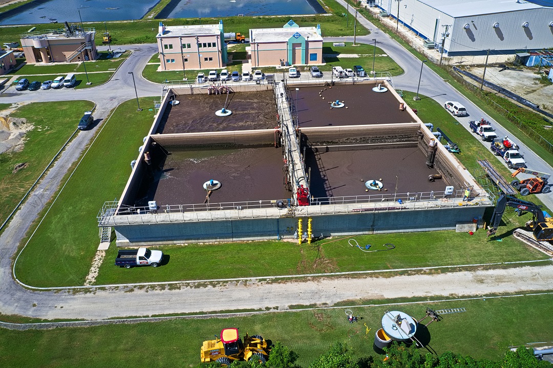 WAC SBR Plant decanter line replacment