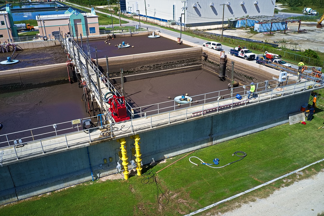 WAC SBR Plant decanter line replacment