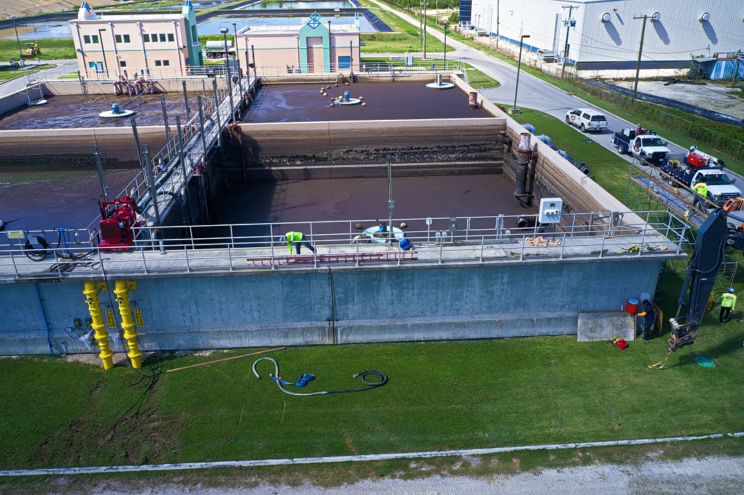 WAC SBR Plant decanter line replacment