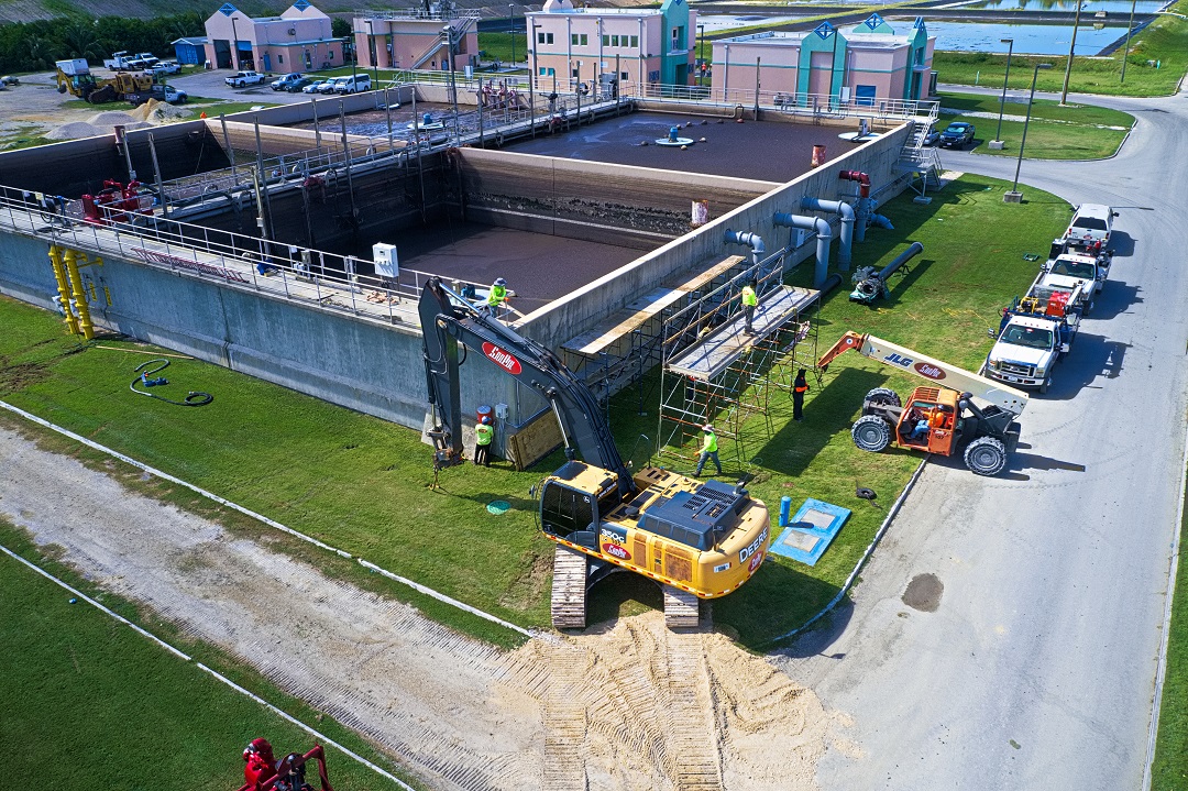 WAC SBR Plant decanter line replacment