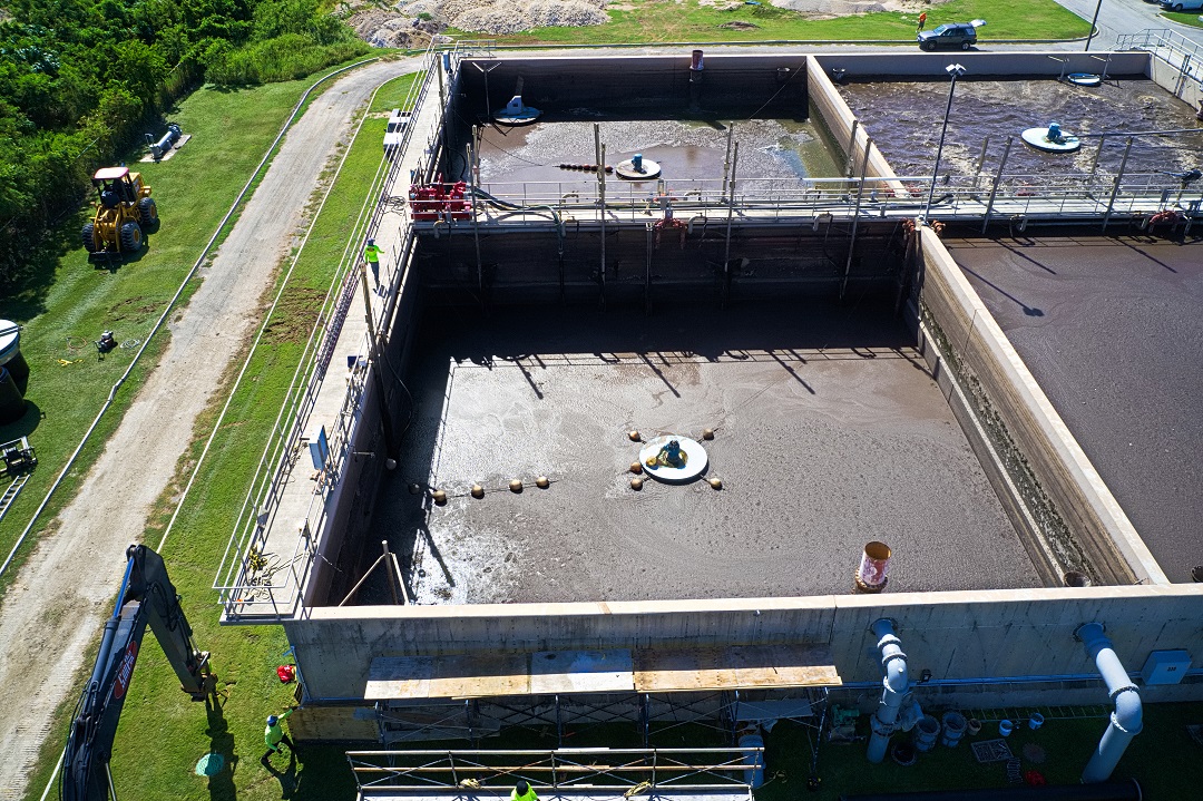 WAC SBR Plant decanter line replacment