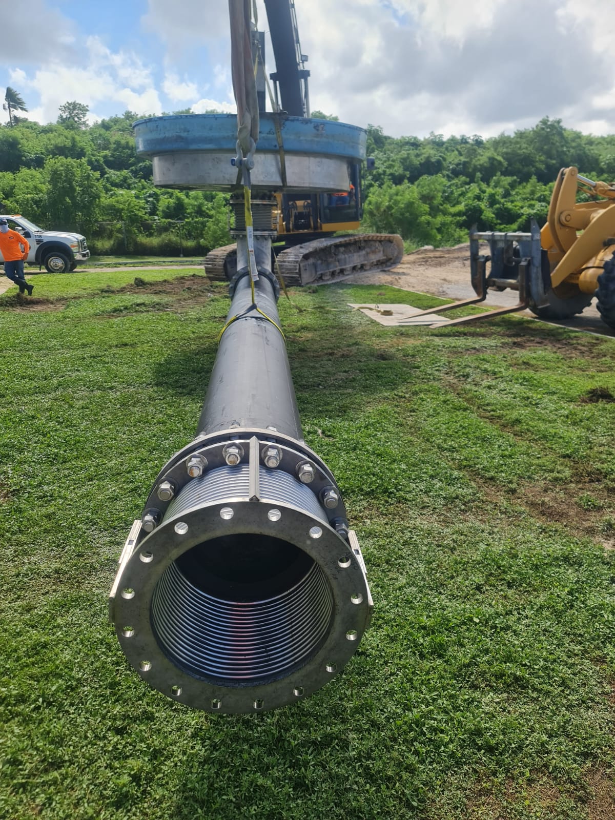 WAC SBR Plant decanter line replacment