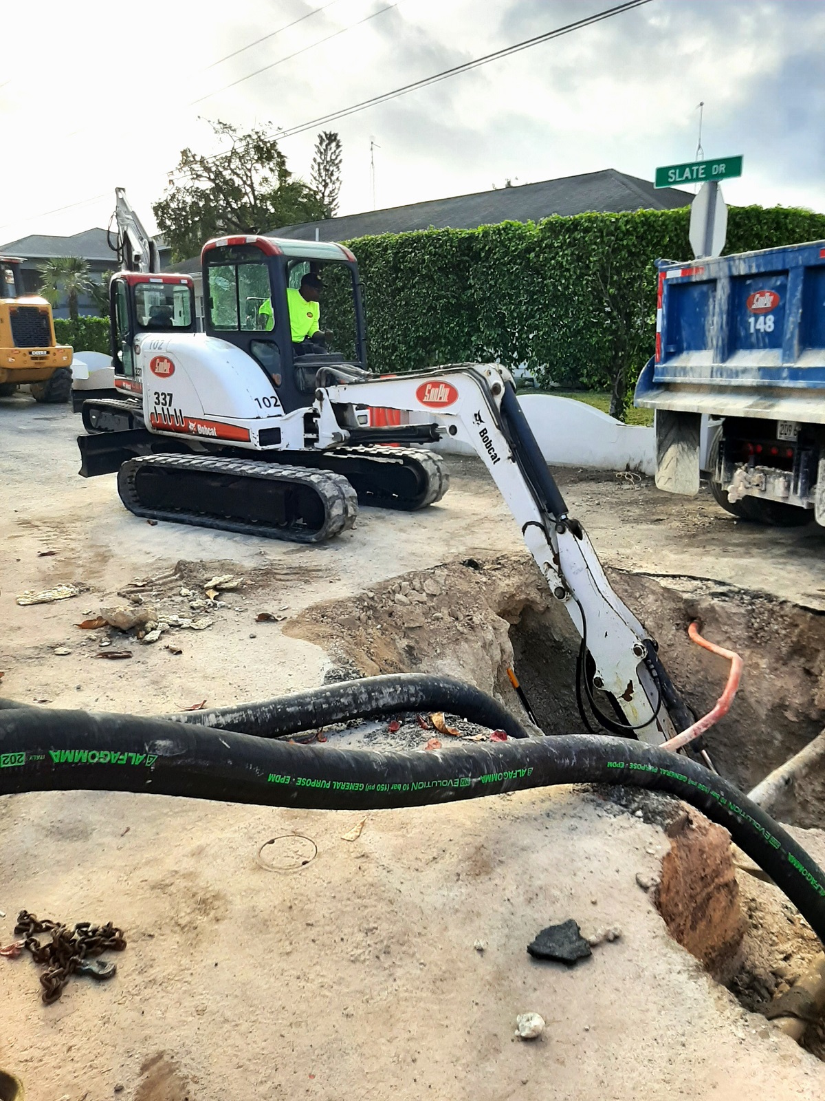 WAC Slate Drive sewer main replacment