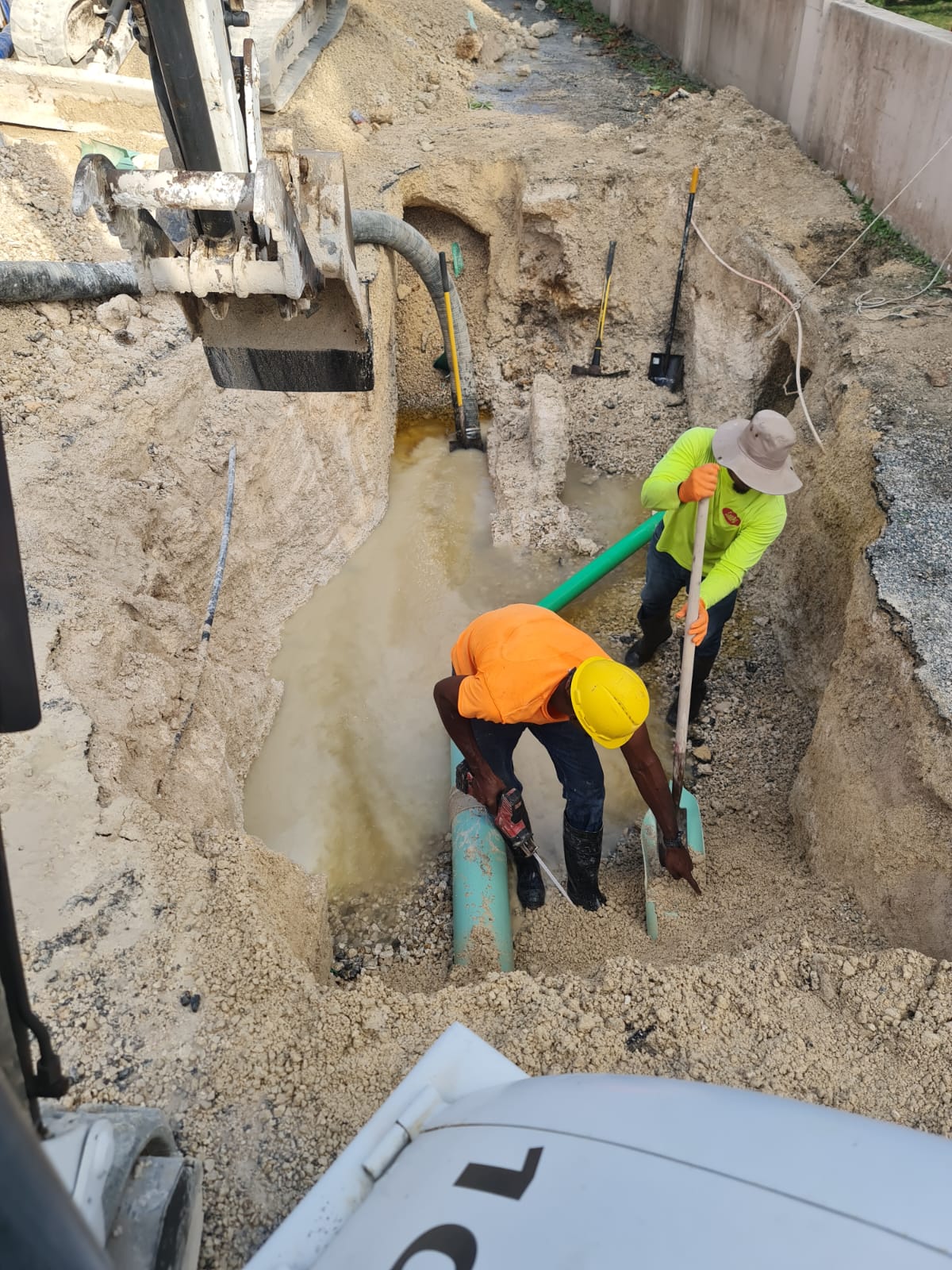 WAC Slate Drive sewer main replacment
