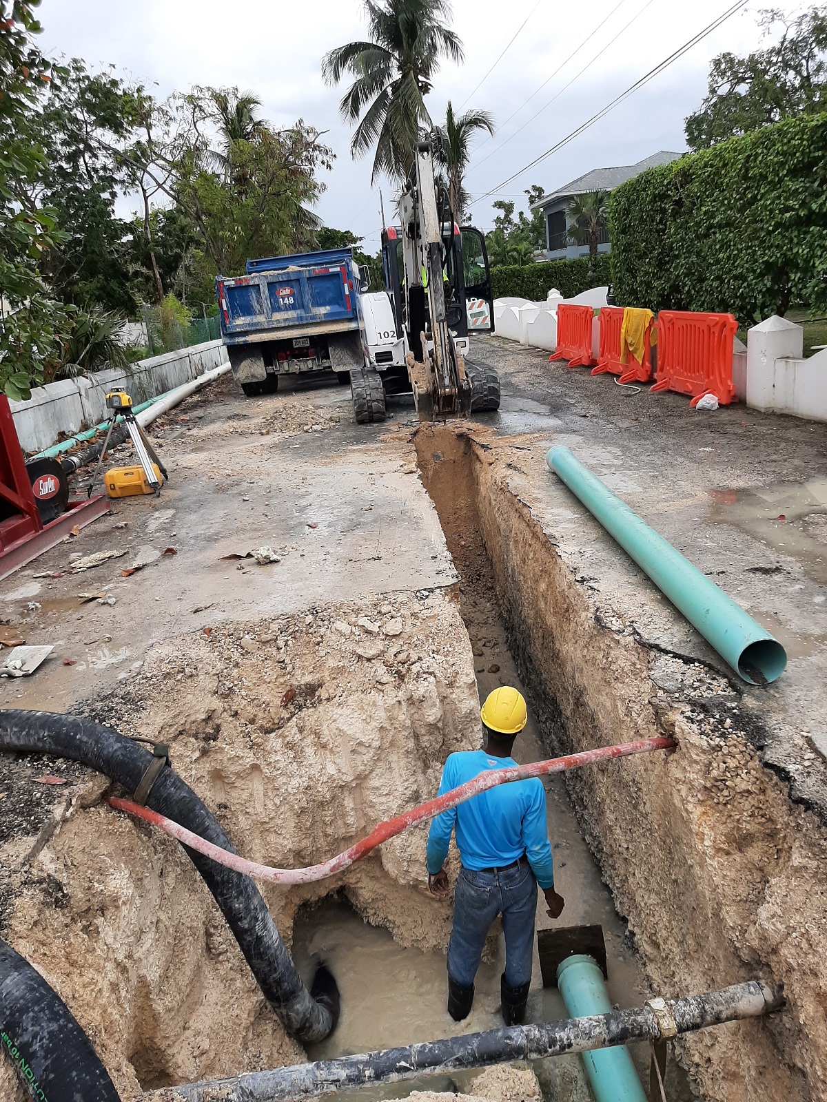 WAC Slate Drive sewer main replacment