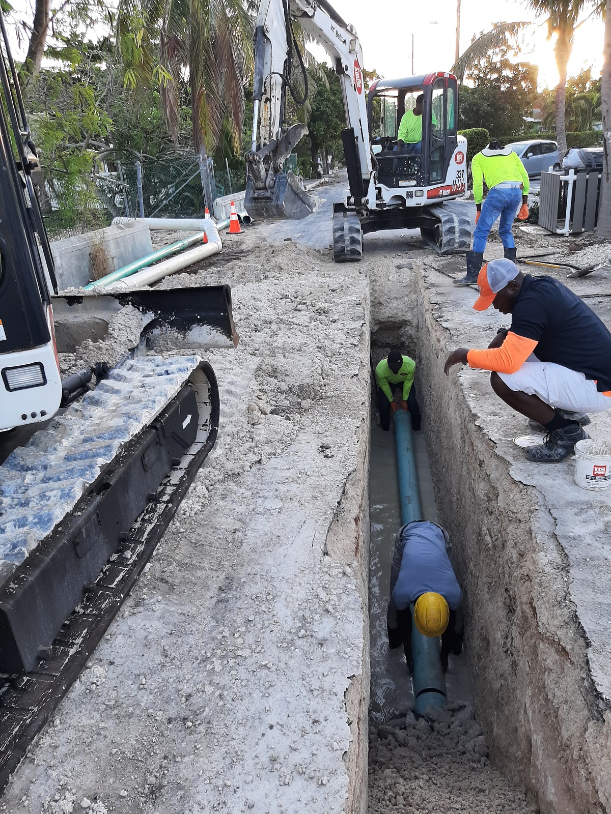 WAC Slate Drive sewer main replacment