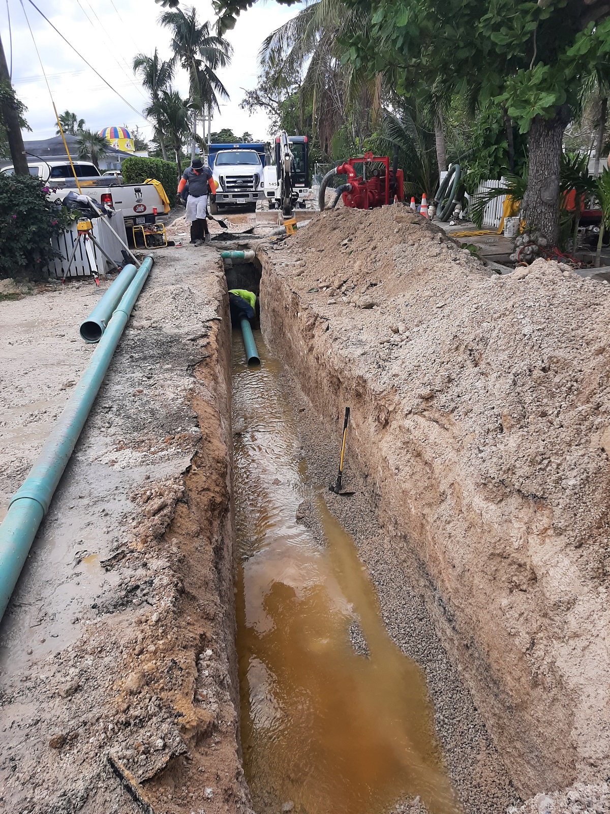 WAC Slate Drive sewer main replacment