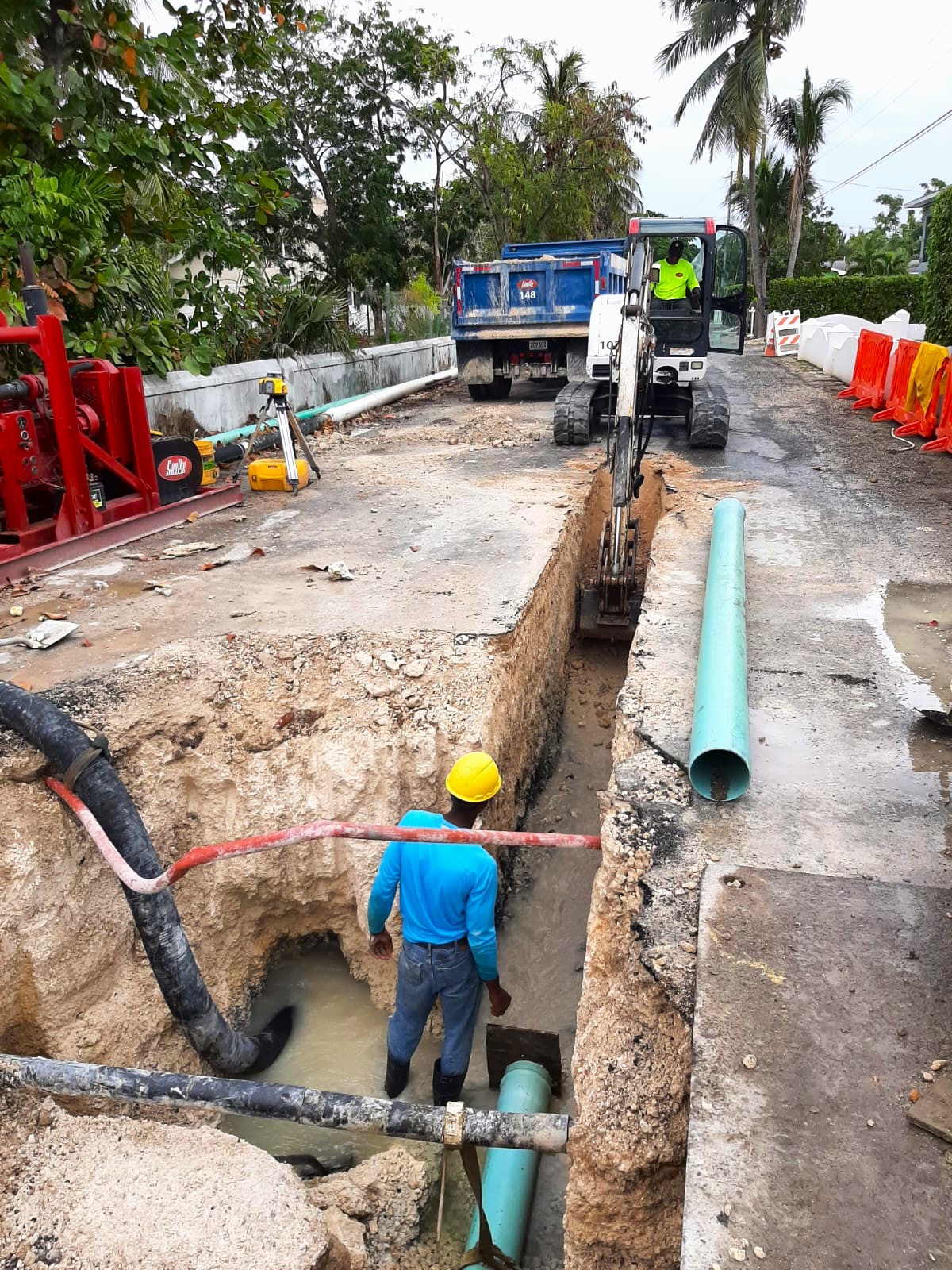 WAC Slate Drive sewer main replacment